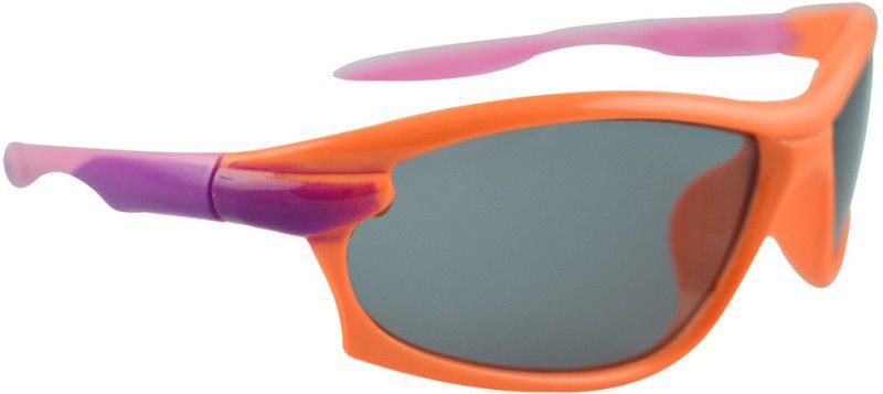 UV Protection Sports Sunglasses (Free Size)  (For Boys, Orange)
