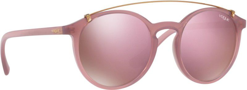 UV Protection Round Sunglasses (51)  (For Women, Pink)
