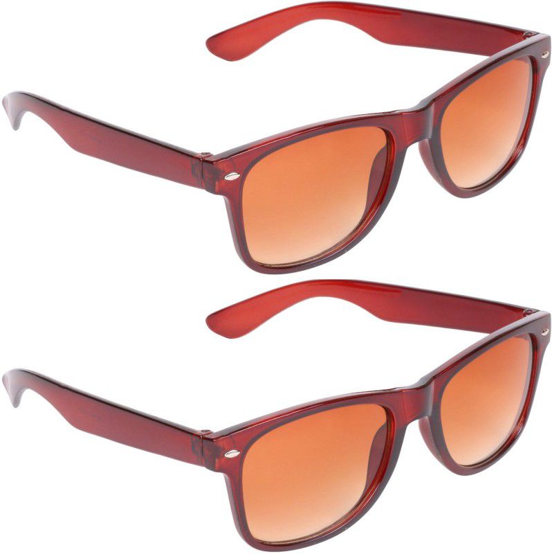 UV Protection Wayfarer Sunglasses (32)  (For Men & Women, Brown)