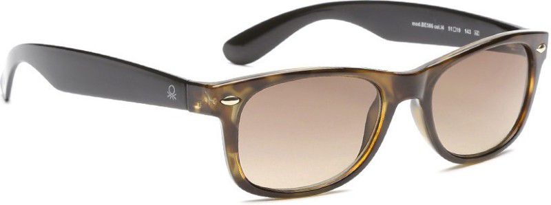 Gradient Wayfarer Sunglasses (53)  (For Men & Women, Pink)