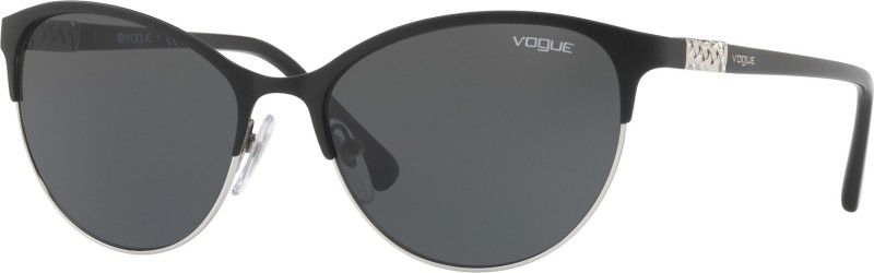 UV Protection Cat-eye Sunglasses (56)  (For Women, Grey)