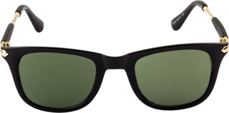 UV Protection Wayfarer Sunglasses (Free Size)  (For Boys & Girls, Green)