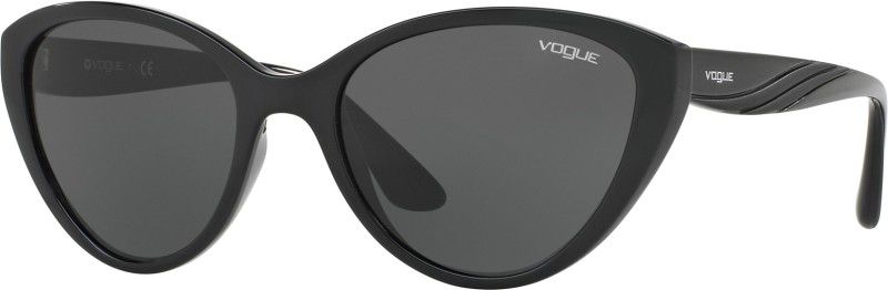 UV Protection Cat-eye Sunglasses (55)  (For Women, Grey)