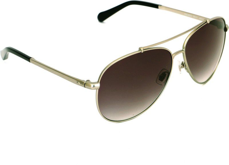 Gradient Aviator Sunglasses (60)  (For Men, Violet)