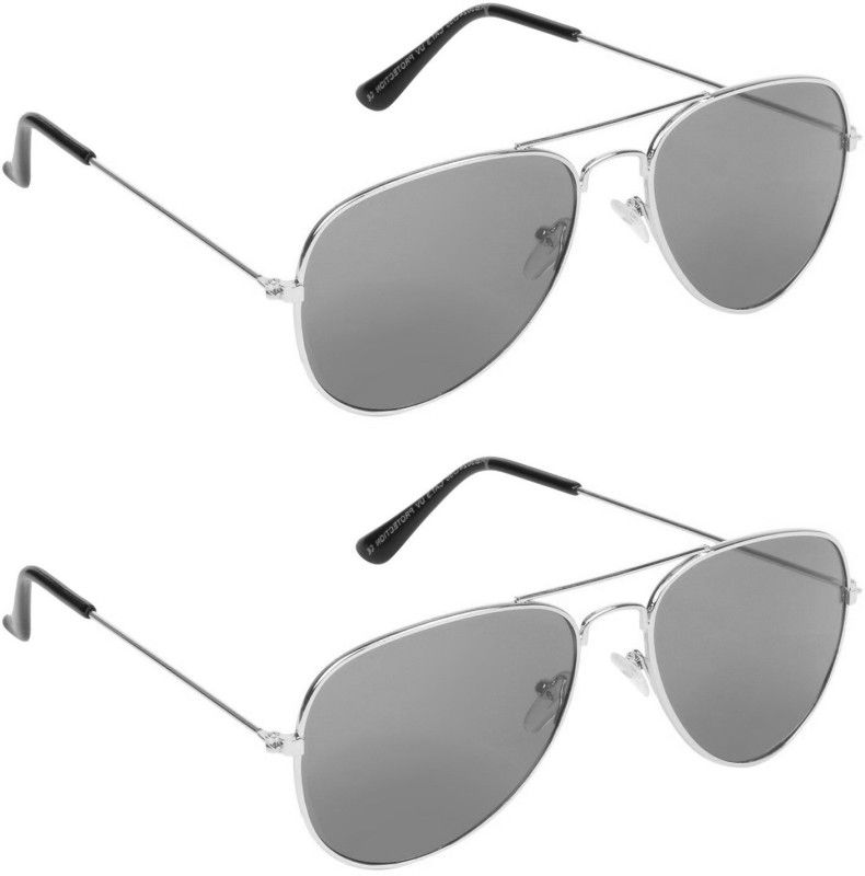 UV Protection Aviator Sunglasses (30)  (For Men & Women, Grey)
