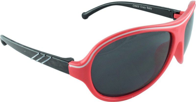 UV Protection Sports Sunglasses (Free Size)  (For Boys, Red)