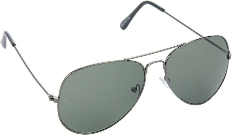 UV Protection Aviator Sunglasses  (For Men & Women, Green, Multicolor)