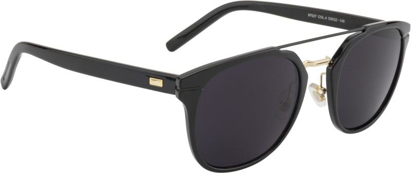 UV Protection Aviator Sunglasses (53)  (For Men & Women, Black)