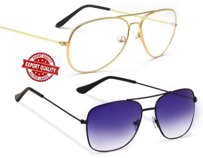 Aviator Sunglasses  (For Boys & Girls, Blue)