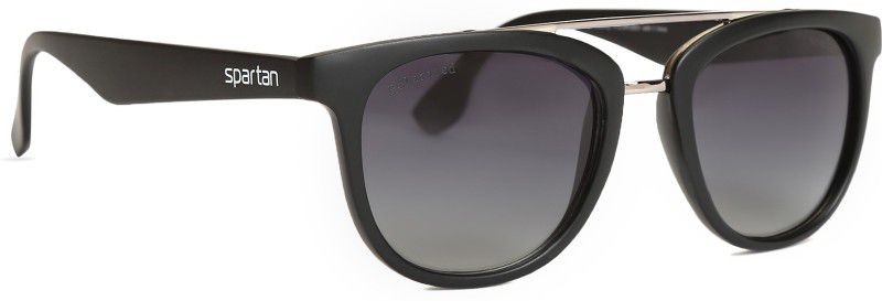 Polarized, UV Protection Wayfarer Sunglasses (55)  (For Men & Women, Brown)