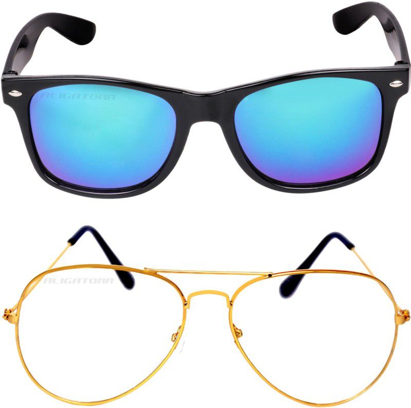 UV Protection Wayfarer Sunglasses (57)  (For Boys & Girls, Multicolor)