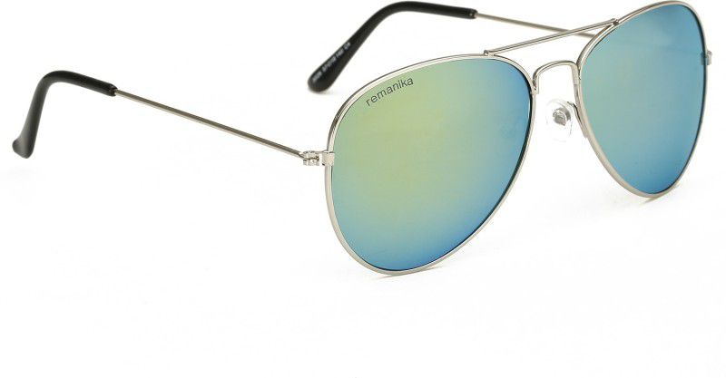 UV Protection Aviator Sunglasses (Free Size)  (For Women, Golden)