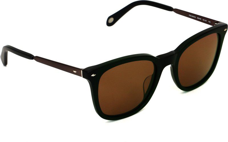 Gradient Aviator Sunglasses (63)  (For Men & Women, Brown)