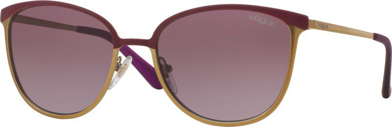 Gradient Shield Sunglasses (55)  (For Women, Violet)