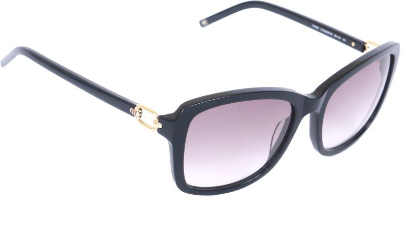 Gradient Retro Square Sunglasses (56)  (For Women, Grey)