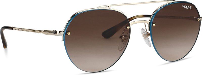 UV Protection Retro Square Sunglasses (54)  (For Women, Brown)