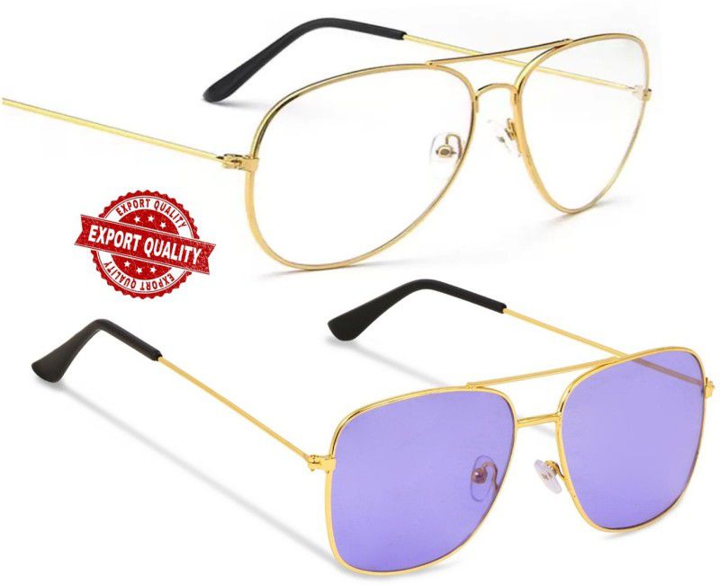 Aviator Sunglasses  (For Boys & Girls, Violet)