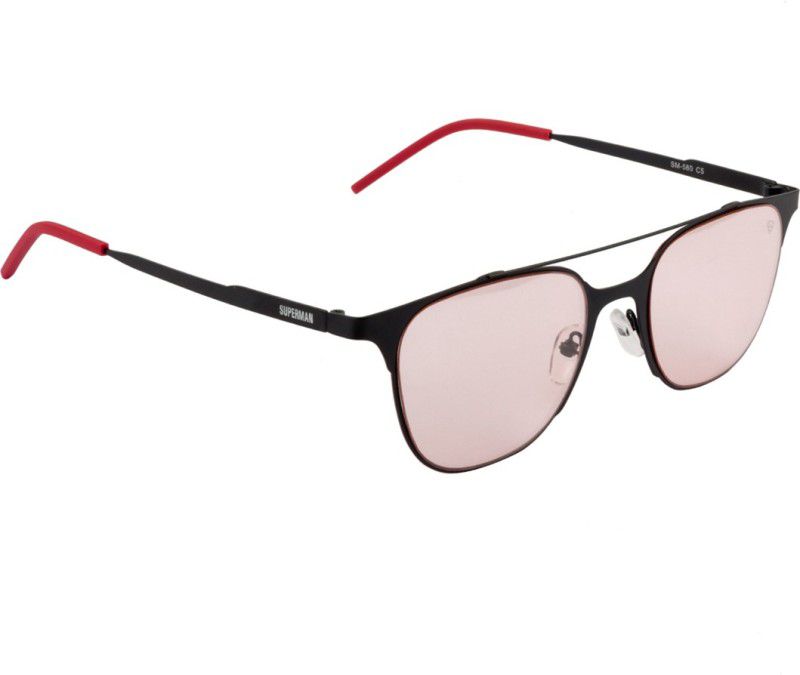 UV Protection Rectangular Sunglasses (58)  (For Men & Women, Pink)