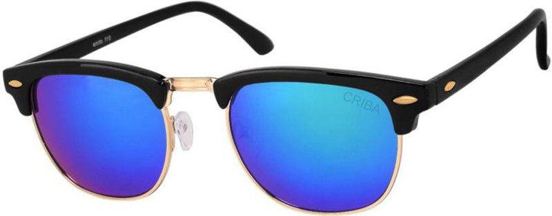UV Protection Clubmaster Sunglasses (57)  (For Boys & Girls, Multicolor)
