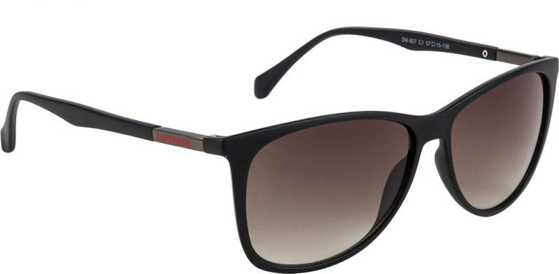 UV Protection Wayfarer Sunglasses (57)  (For Men & Women, Brown)