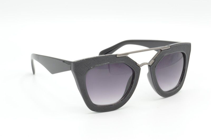 UV Protection, Gradient Rectangular Sunglasses (Free Size)  (For Men & Women, Grey)