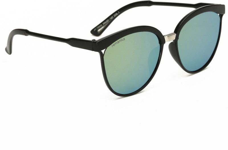 UV Protection Cat-eye Sunglasses (Free Size)  (For Women, Golden)