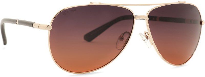 Polarized, UV Protection Aviator Sunglasses (Free Size)  (For Men & Women, Brown)
