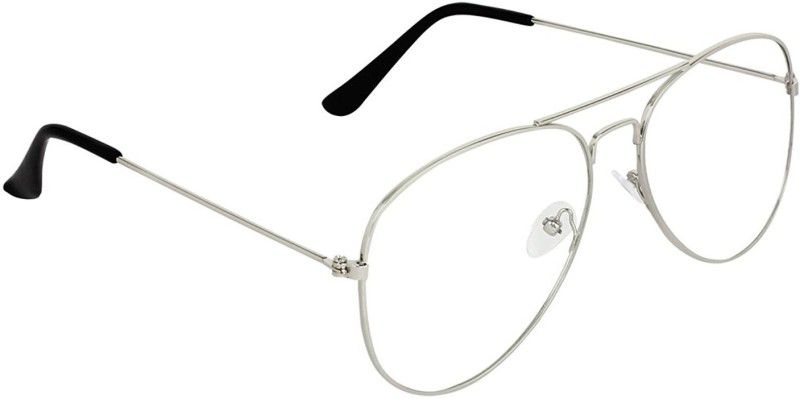 UV Protection Spectacle Sunglasses (55)  (For Men & Women, Silver, Clear)