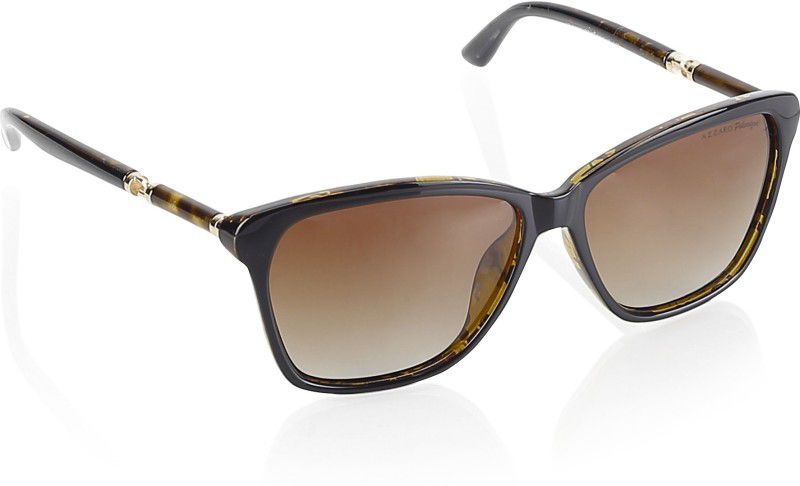 UV Protection Wayfarer Sunglasses (57)  (For Women, Brown)