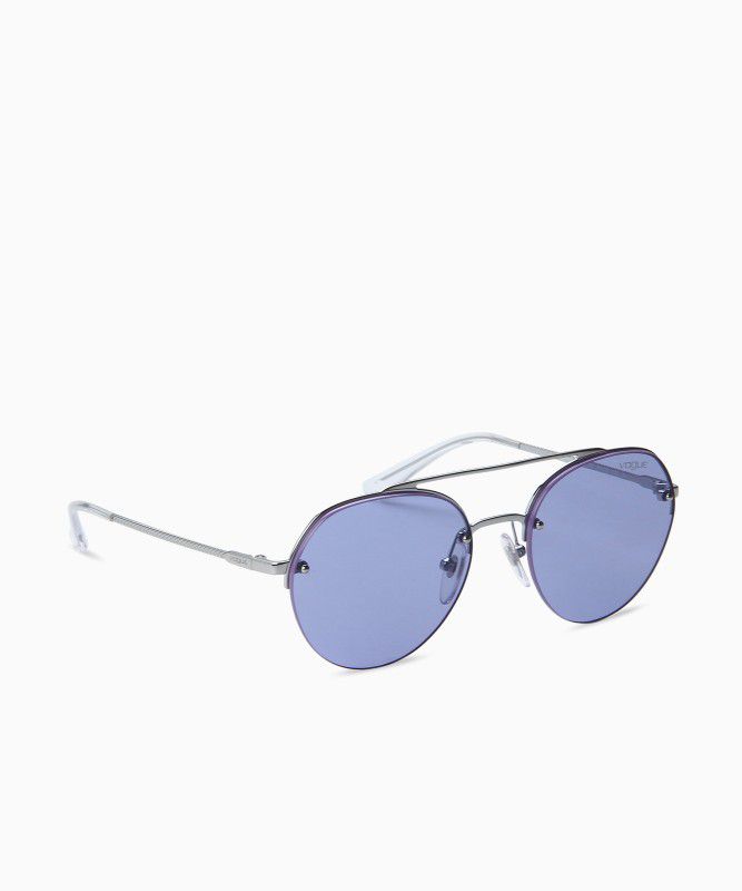 UV Protection Aviator Sunglasses (54)  (For Women, Violet)