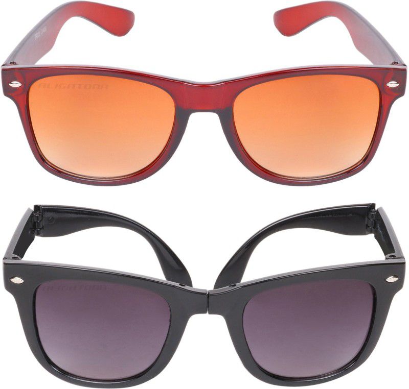 UV Protection Wayfarer Sunglasses (57)  (For Boys & Girls, Brown)