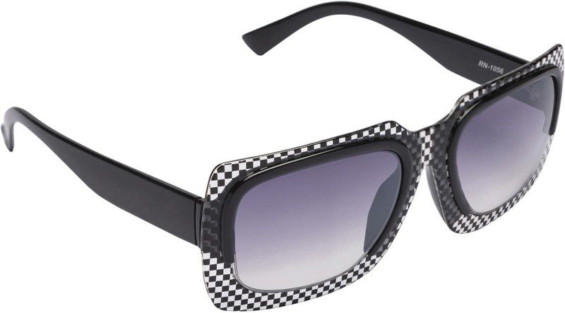 UV Protection, Gradient Over-sized Sunglasses (56)  (For Men & Women, Black)