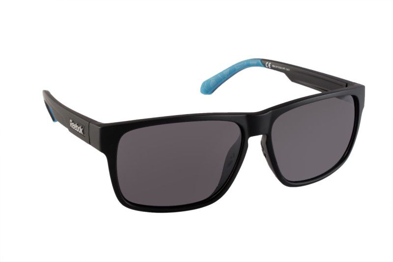 Polarized Retro Square Sunglasses (59)  (For Men & Women, Grey)