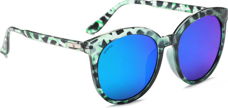 UV Protection Rectangular Sunglasses (58)  (For Women, Green)