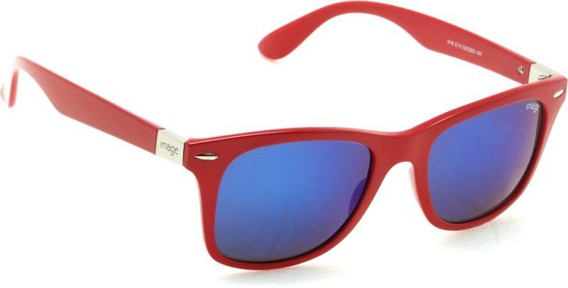 Wayfarer Sunglasses (53)  (For Men, Multicolor, Blue)