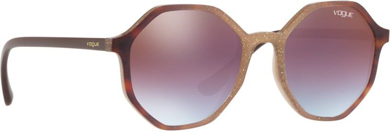 UV Protection Over-sized Sunglasses (52)  (For Women, Red)