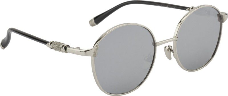 Mirrored Round Sunglasses (58)  (For Men & Women, Grey, Silver)