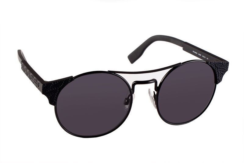 Gradient Round Sunglasses (52)  (For Men & Women, Black)