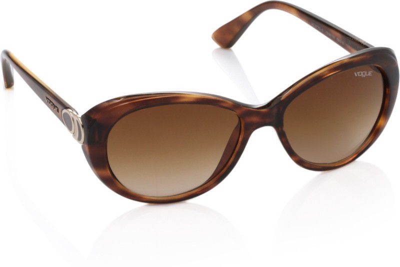 Cat-eye Sunglasses (56)  (For Women, Brown)