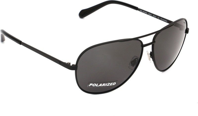 Polarized Aviator Sunglasses (59)  (For Men & Women, Grey)