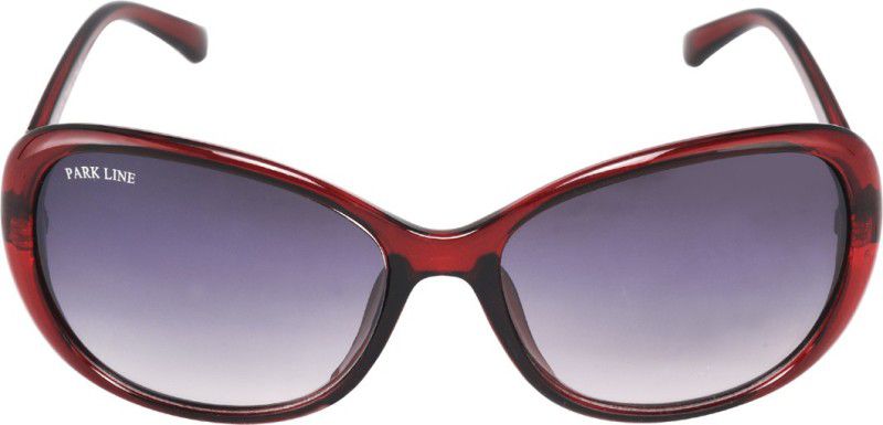 UV Protection Over-sized Sunglasses (66)  (For Women, Violet)