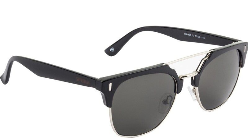 UV Protection Clubmaster Sunglasses (53)  (For Men & Women, Green)