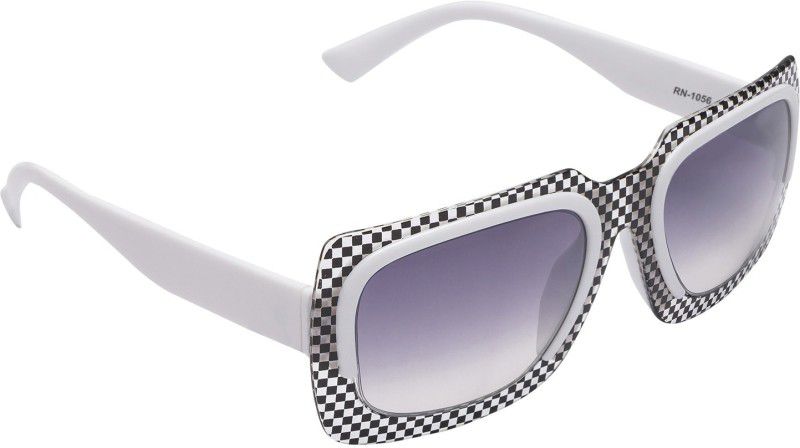 UV Protection, Gradient Over-sized Sunglasses (59)  (For Men & Women, Black)