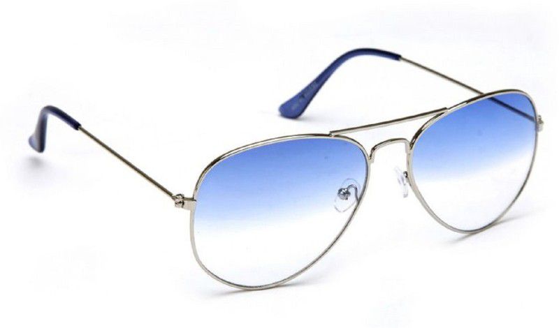 UV Protection Aviator Sunglasses (99)  (For Men & Women, Blue)