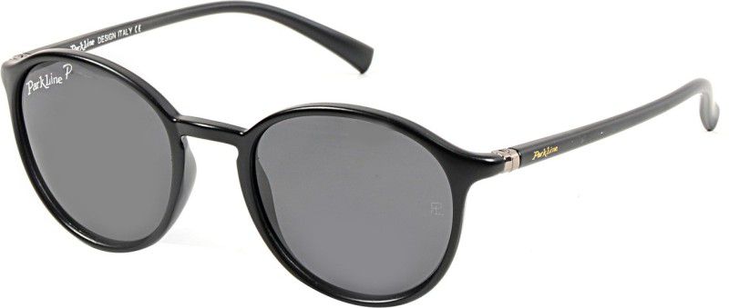 UV Protection Oval Sunglasses (56)  (For Men, Grey)