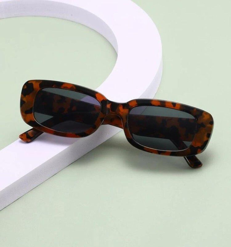 UV Protection, Polarized Retro Square Sunglasses (Free Size)  (For Men & Women, Black)