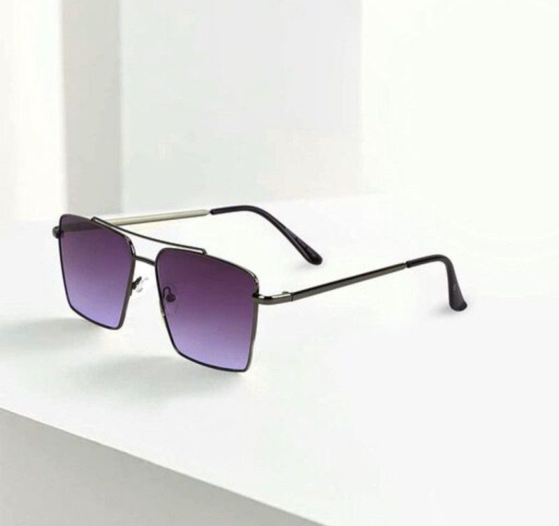 Polarized Retro Square Sunglasses (15)  (For Men & Women, Multicolor)