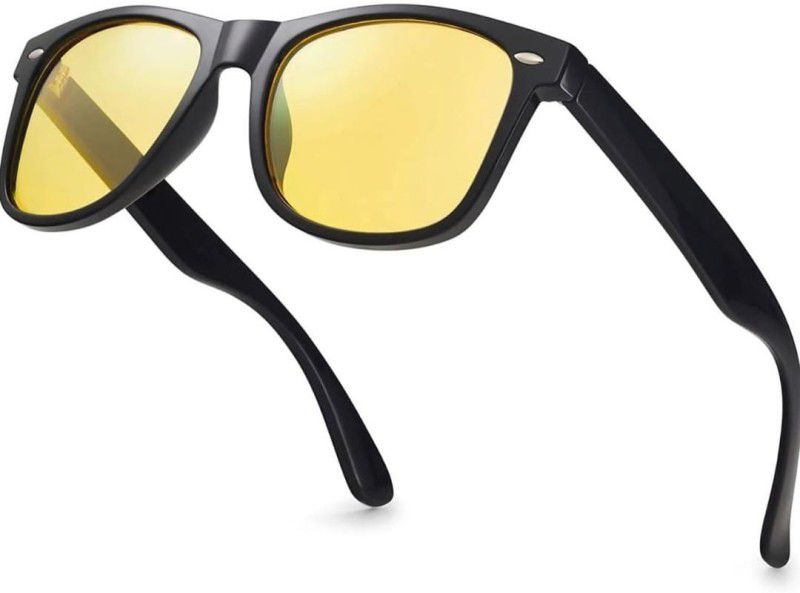 Polarized Wayfarer Sunglasses (15)  (For Men & Women, Yellow)