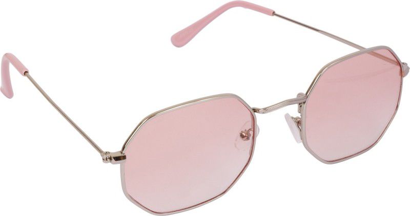 Over-sized Sunglasses  (For Men & Women, Pink)