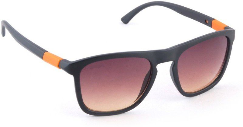 UV Protection, Gradient, Riding Glasses Retro Square Sunglasses (62)  (For Men & Women, Violet)